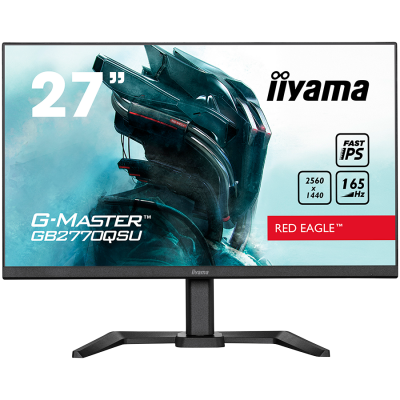 IIYAMA Monitor GB2770QSU-B5 27” ETE Fast IPS Gaming G-Master Red Eagle FreeSync PremiumPro 2560×1440@165Hz 400cdm² 10001 HDMI DisplayPort (1)