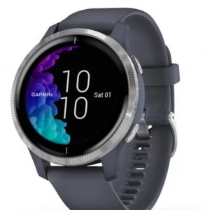 Pametni sat GARMIN VENU SILVER GRANIT PLAVI KAIŠ