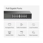 Mercusys MS116GS Gigabit 16 Portni Switch - slika 5