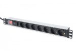 Napojni panel za rack 7 utičnica DN-95407 sa zaštitom Digitus