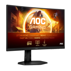 MONITOR AOC 27" CQ27G4X Zakrivljeni 180Hz QHD Gaming 2560x1440