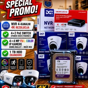 SPECIAL PROMO – DGT VIDEO NADZOR SET
